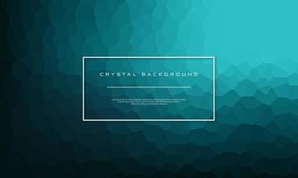 Gradient crystal background with green tosca domination. Eps10 Vector Design