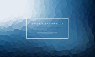 Gradient crystal background with blue domination. Eps10 Vector Design