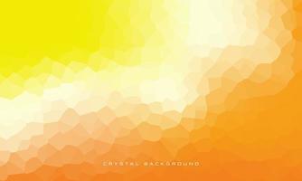 Gradient crystal background with yellow domination. Eps10 Vector Design