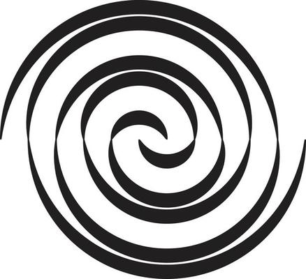 black thick halftone dotted circle speed lines. Abstract geometric shape motion. Design elements for frames, tattoos, web pages, prints, posters, and templates.