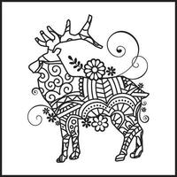 Vector illustration decorative Animal on white background