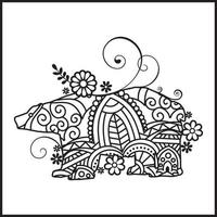 Vector illustration decorative Animal on white background