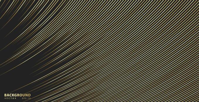 fondo abstracto de color dorado lujoso con líneas diagonales para su diseño. concepto de lujo moderno. ilustración vectorial vector