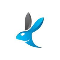 Rabbit logo images  illustration vector