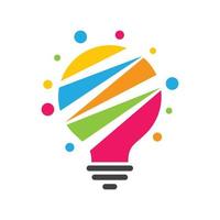 Lightbulb logo images vector