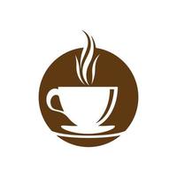 Coffee cup logo images vector
