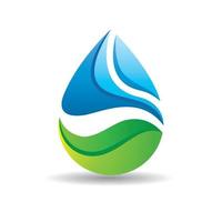 Water drop logo images vector