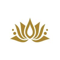 Beauty lotus logo images vector