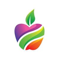 imagenes de logo de manzana vector