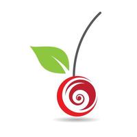 Cherry logo images vector