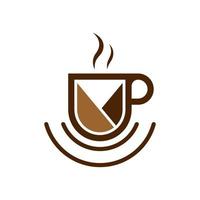 Coffee cup logo images vector