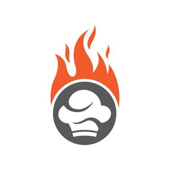 Chef logo images vector