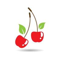 Cherry logo images vector