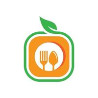 ilustración de imágenes de logotipo de comida fresca vector