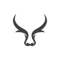 Bull head logo images vector