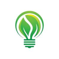 Eco energy logo images vector