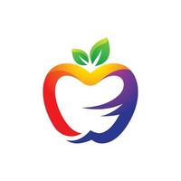 imagenes de logo de manzana vector
