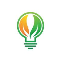 Eco energy logo images vector