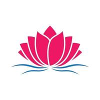 Beauty lotus logo images vector