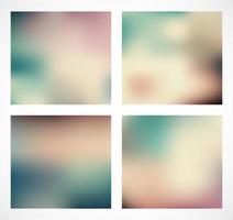 Collection of Vector abstract smooth blur backgrounds. Backdrops set for your design,   wallpaper. Template with color transition, gradient