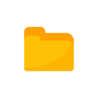 Yellow folders for organizing documents. sorting large amounts of data png