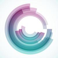 Geometric frame from circles, vector abstract background, wallpaper