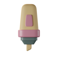 marker 3d icon in front view png