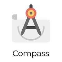 Trendy Compass Concepts vector