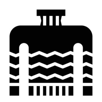 sweater icon solid vector .