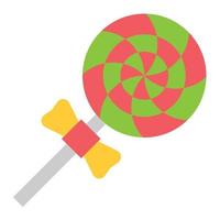 lollipop icon vector flat color .