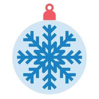 bauble icon vector flat color .