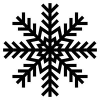snow icon solid vector .