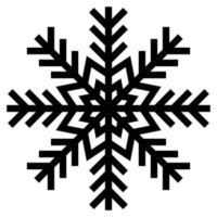 snow icon solid vector .