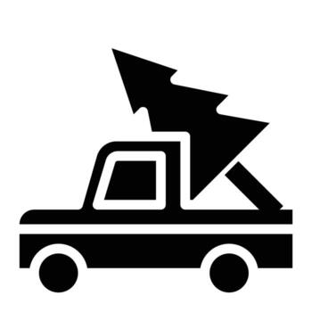 car icon solid vector .