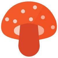 Mushroom Icon, Summer Theme vector