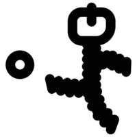 Kick Ball icon, Football Theme vector