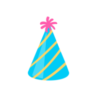 party hat. colorful conical hat For wearing in the New Year's party. png