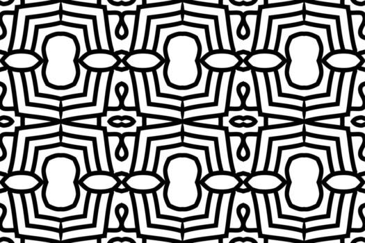 SEAMLESS PATTERN. BLACK AND WHITE SIMPLE BACKGROUND. vector