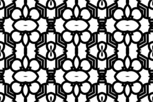 SEAMLESS PATTERN. BLACK AND WHITE SIMPLE BACKGROUND. vector