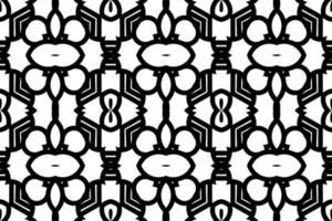 SEAMLESS PATTERN. BLACK AND WHITE SIMPLE BACKGROUND. vector