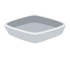 aluminium dish utensil vector