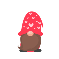Christmas gnome. A little gnome wearing a red woolen hat. celebrate on christmas png