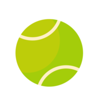 bola de tênis verde para esportes ao ar livre png