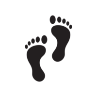 Footprint icon. Smelly feet The concept of keeping your feet healthy by washing your feet. png