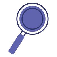 purple magnifying glass search vector