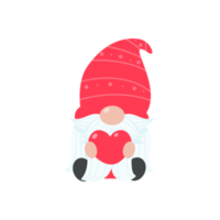 Christmas gnome. A little gnome wearing a red woolen hat. celebrate on christmas png