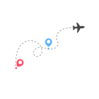 Perno Di Itinerario Di Viaggio Aereo Sulla Mappa Del Mondo Idee Di Viaggio Di Viaggio png