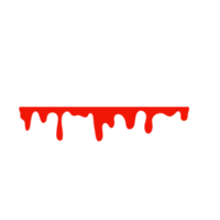 Spilled blood. A red sticky liquid that resembled blood dripping. Halloween crime concept. png