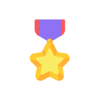 Medals are awarded to the winners of the sporting events. png