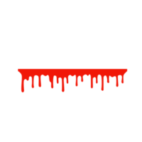 vergossenes Blut. eine rote klebrige Flüssigkeit, die Blut tropfte Halloween-Kriminalität-Konzept. png
